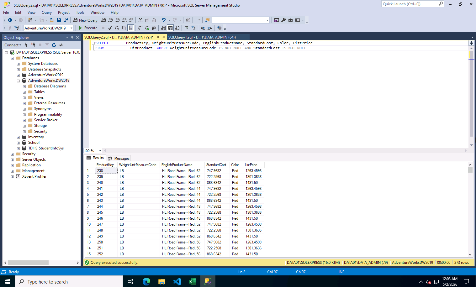 Filtering Nulls